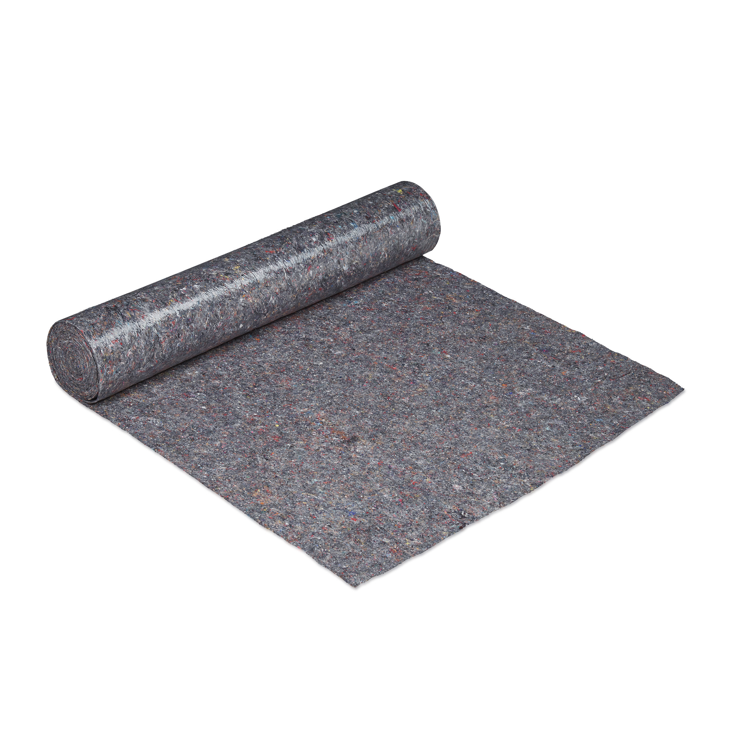 TEMU Self-adhesive Protective Sheet, 1 X 25 M, 25 M², 270 G/m², Non-woven Fabric With Pe Coating, Water-repellent, Anti-slip, Gray, Cut-to-size, For