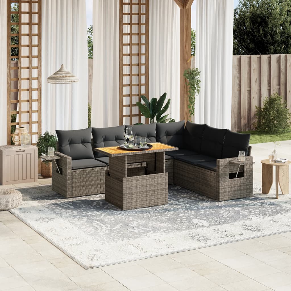 Vidaxl Garden Sofa Set Garden Sofa Sets Outdoor Sofa Set Sofa Set Sofa Set Garden Lounge Set Lounge Set Lounge Set Terrace Outdoor Lounge Set Poly Rattan Sofa Set