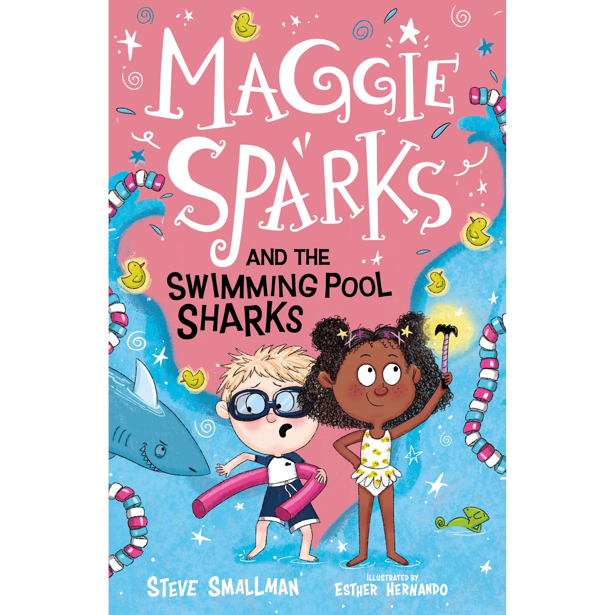 TEMU Maggie Sparks And The Swimming Pool Sharks (maggie Sparks, Book 2) By Steve Smallman - Ages 5-7 - Paperback