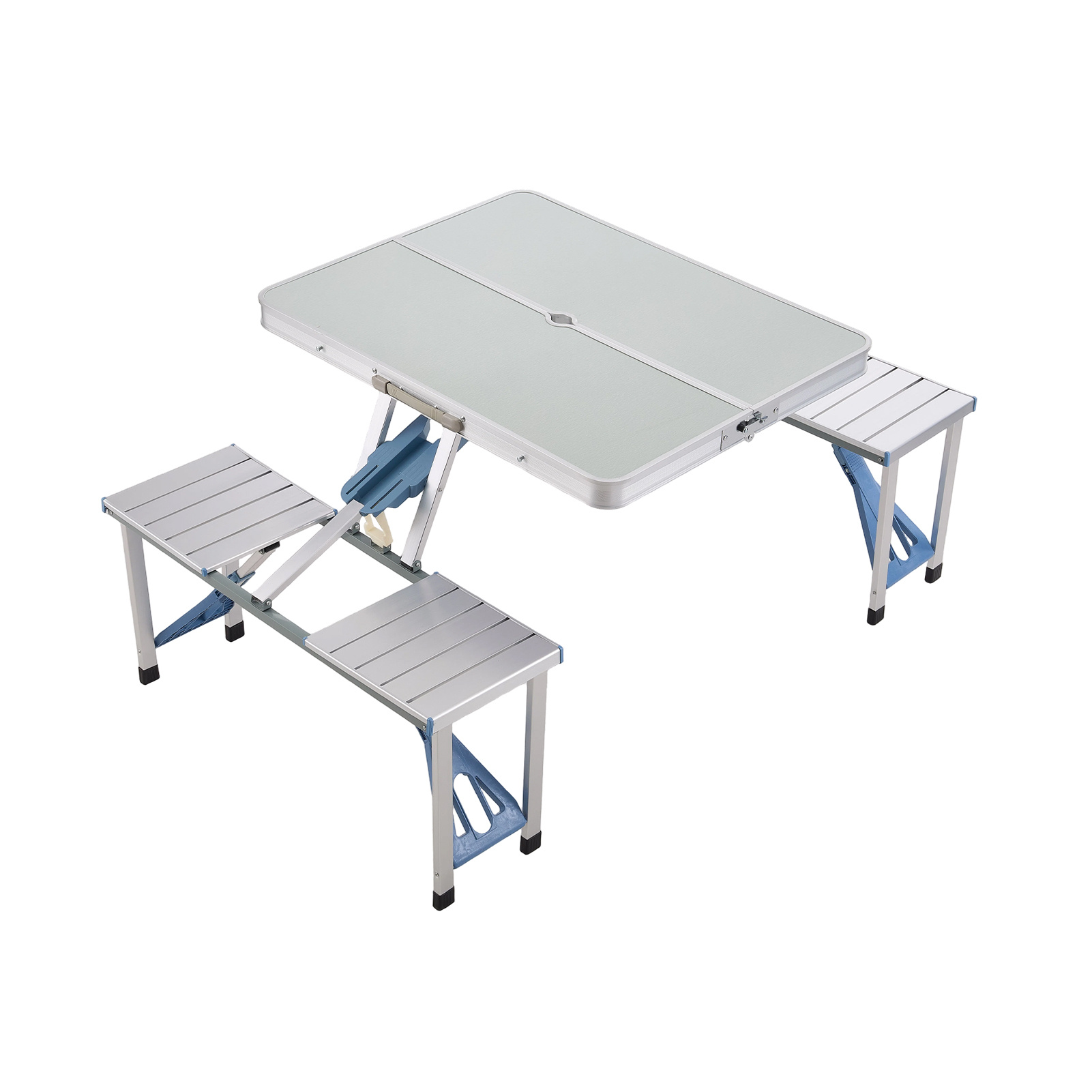 Outdoor All-in-one Folding Table with Integrated Design
