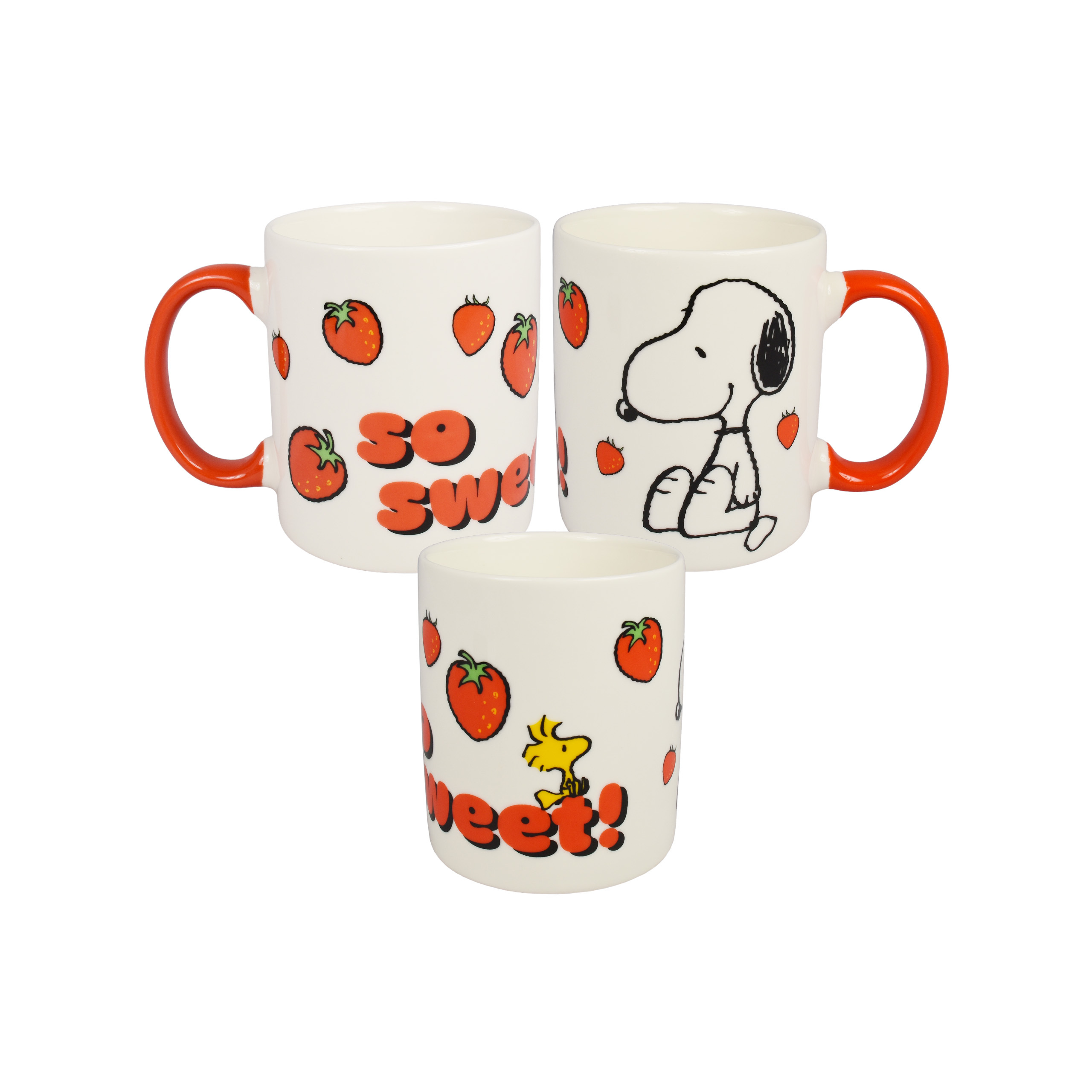 The Snoopy Mug - ! Coffee Mug Cup Ceramic White/red 320 Ml