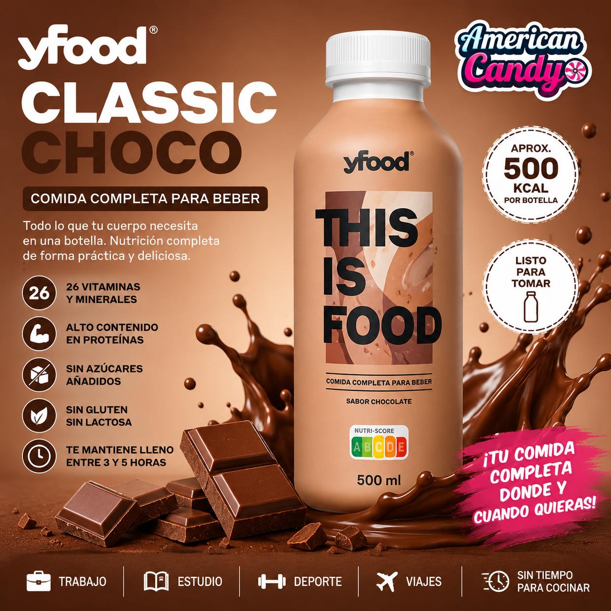 Yfood Drink Classic Choco 500ml