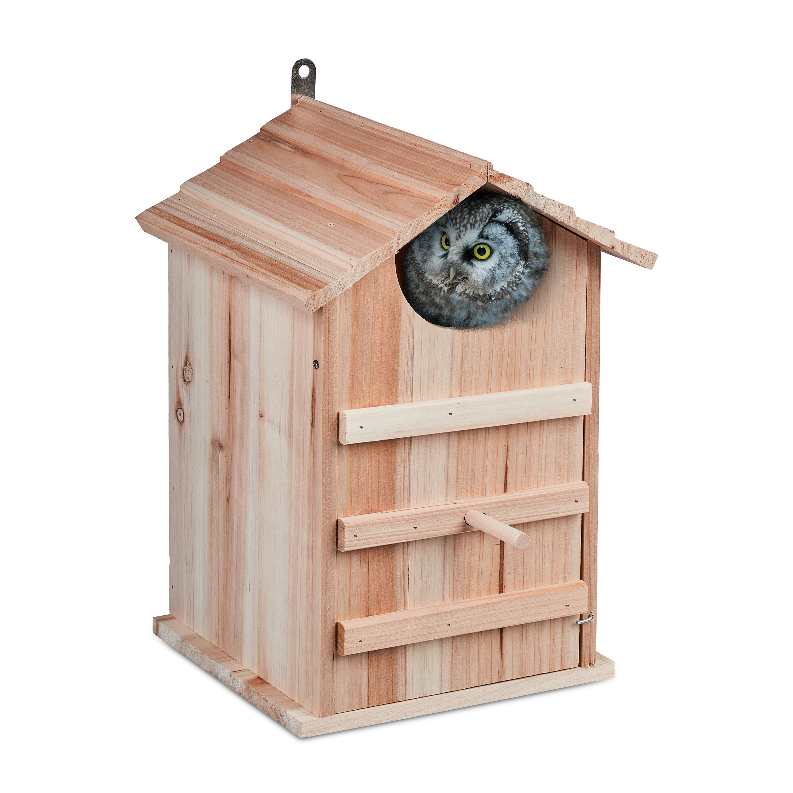 Owl Nesting Box - (w)25 X (h)38.5 X (d)28 Cm