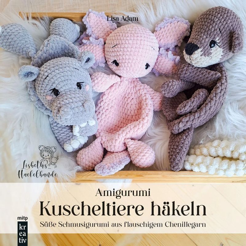 Image of Amigurumi Cuddly Toys Crochet - Book - Sweet Snuggly Amigurumi From Fluffy Chenille Yarn - Lisa Adam - Mitp Creative - 120 Pages - German - 2025 - Mitp Publishing Gmbh - Ean 9783747509029