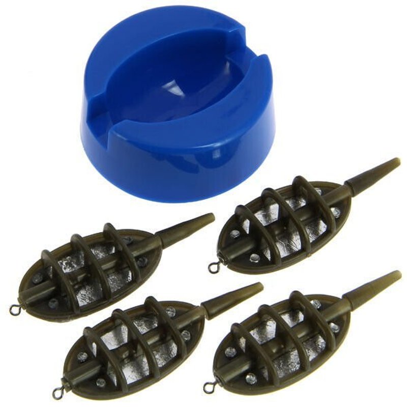 TEMU Ngt Carp Fishing Method Feeders | 5pcs Set With Mould Included