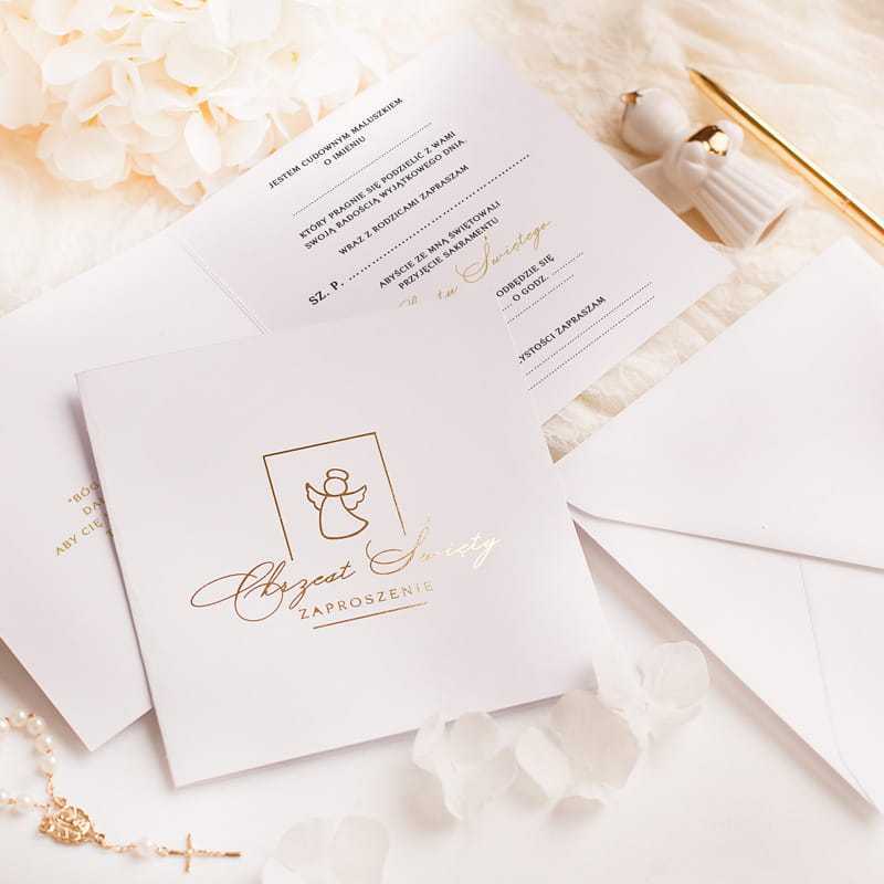 Universal Baptism Invitations Guardian 10pcs: retailer-supplied image