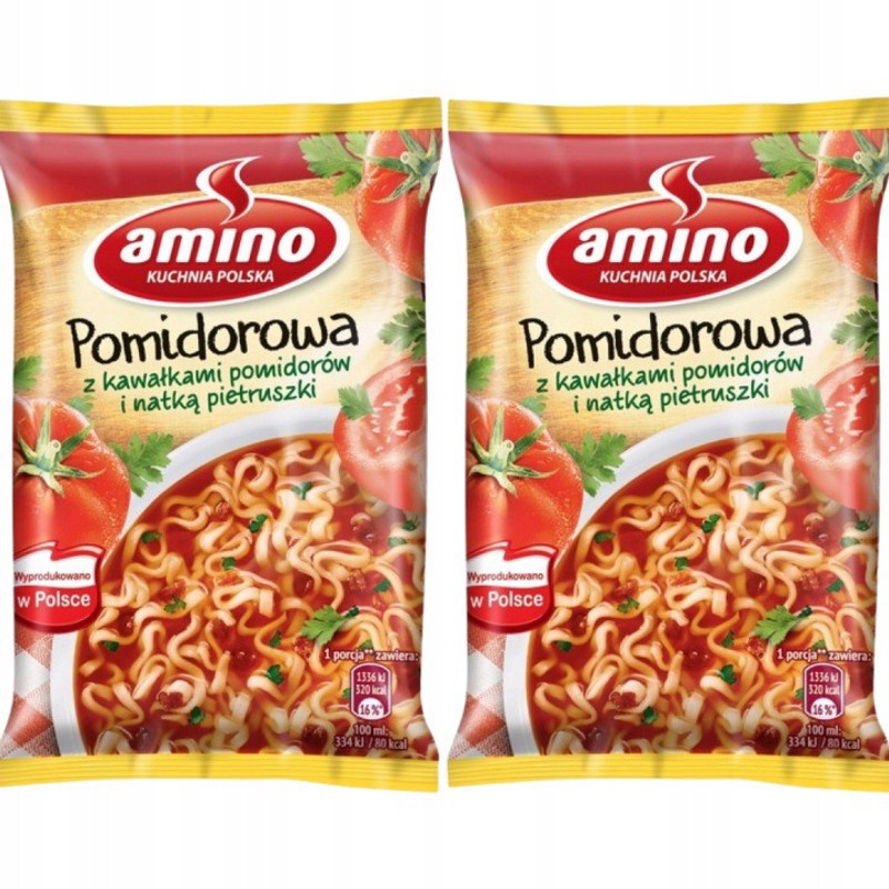 Image of Instant Tomato Soup With Tomato Chunks And Parsley Sprig 61g X 2pcs