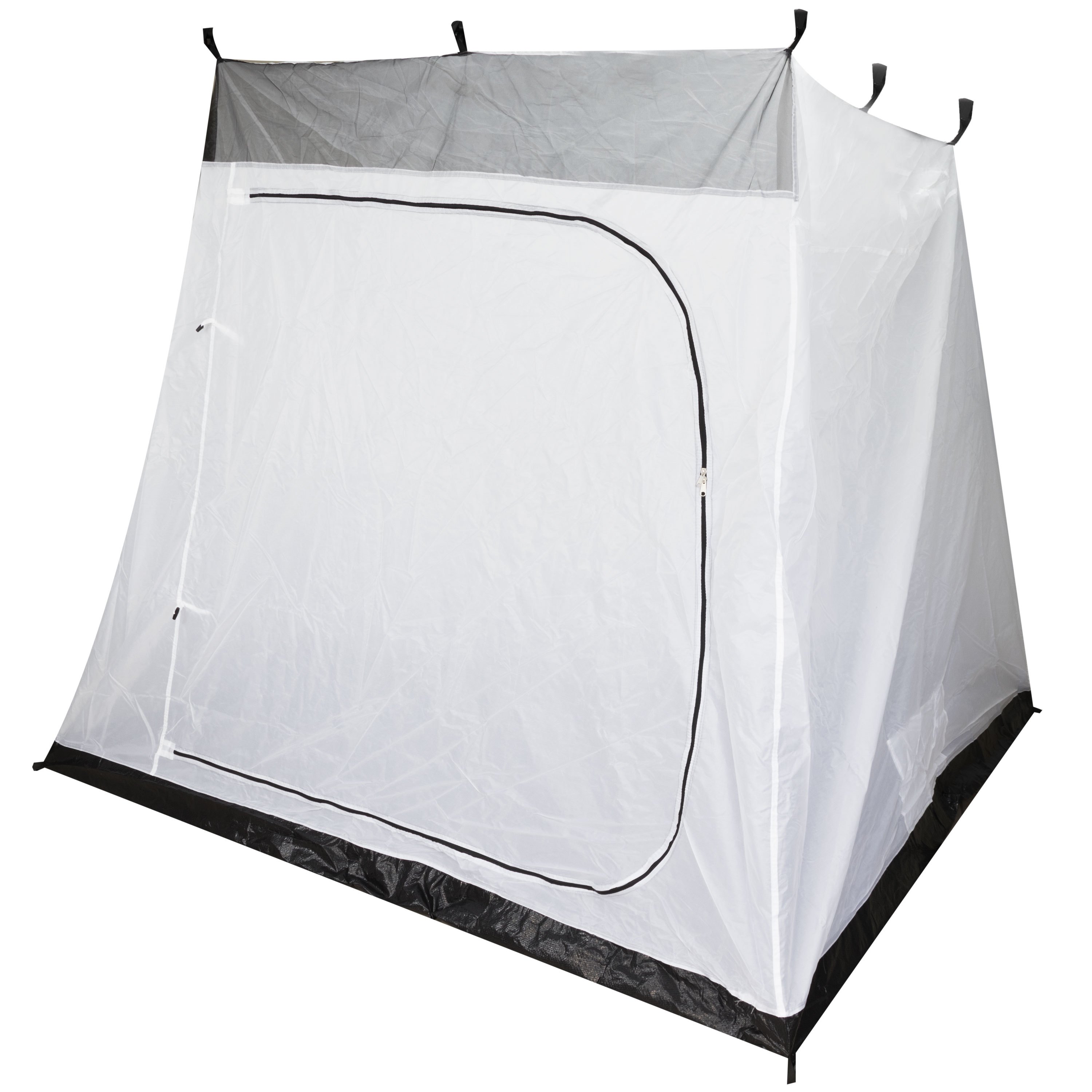 Image of Xl Inner Tent For 3 People 200x180 - With 2-way Zip Door Waterproof Floor Tray Inner Cabin Sleeping Cabin Breathable Polyester With Ventilation Mesh Sleeping Tent For The Awning.
