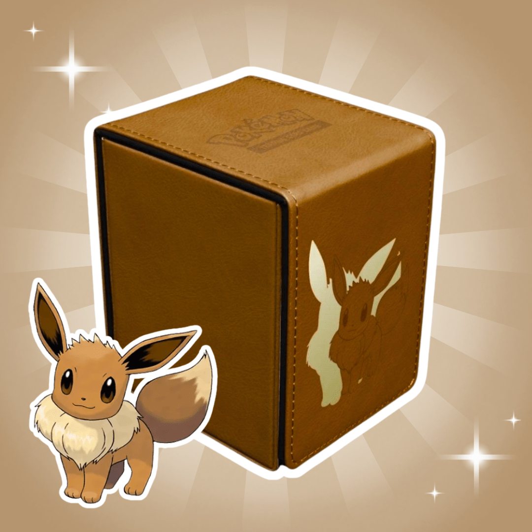 Pokémon Elite Flip Deck Box – Officially Licensed, Card Box For 100 Double-sleeved Cards