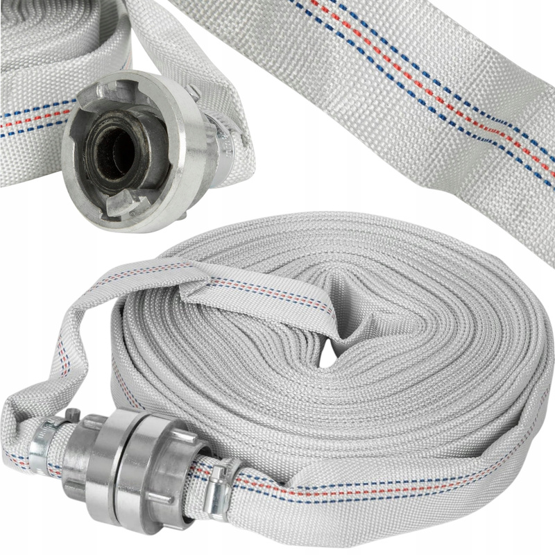 Fire Hose To Sewer 20m 2 Inches 52mm 8 Bar Quick Coupling