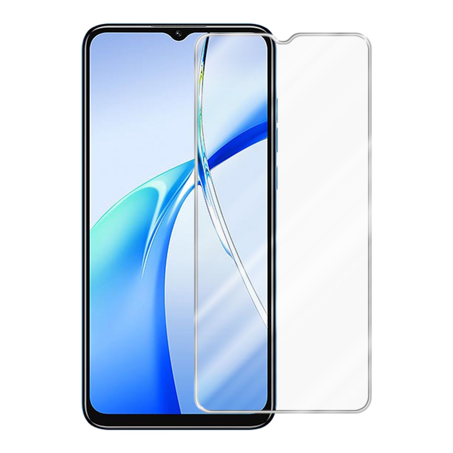 Compatible Screen Protector For Oukitel C57 - Tempered Glass Screen Protector With Hardened Armor Film