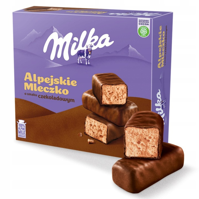 Milka Alpine Milk Foam With A Chocolate Flavor 330 G