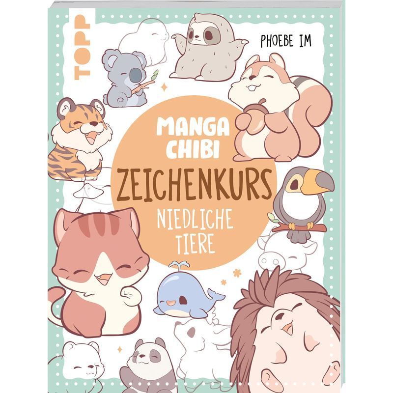 Image of Manga Chibi Drawing Course Cute Animals - 75 Cuddly Creatures Explained Step By Step - Phoebe Im - Paperback - 128 Pages - German - 2024 - Frechverlag Gmbh - Ean 9783735891266