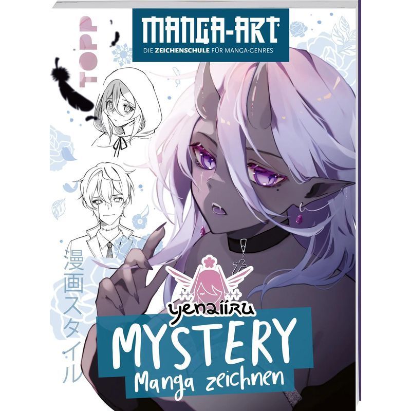 Image of Mystery Manga Drawing - Paperback - Manga Art: The Drawing School For Manga Genres - Yenaiiru - 128 Pages - German - 2023 - Frechverlag Gmbh - Ean 9783735880888