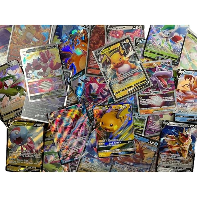 E-shop 3 englische Pokémon Ultra Rare Karten bestehend aus V / GX / EX / / – Sehr seltene Sammelkarten