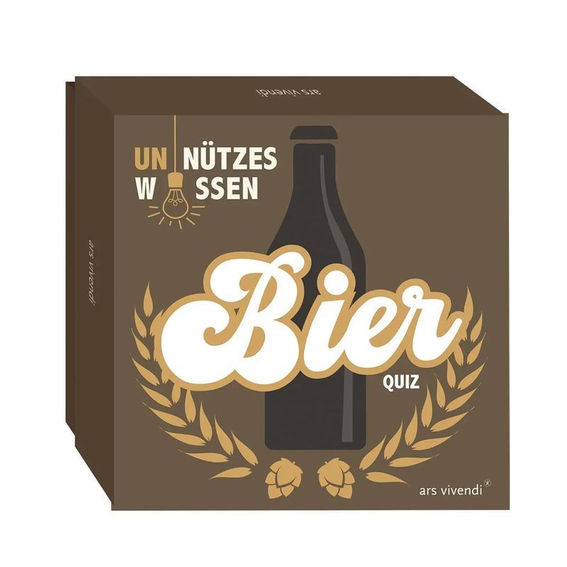 Useless Knowledge Beer Quiz / Box With 66 Game Cards And Instructions / Markus Raupach / Ars Vivendi / Paperback / German / 2024