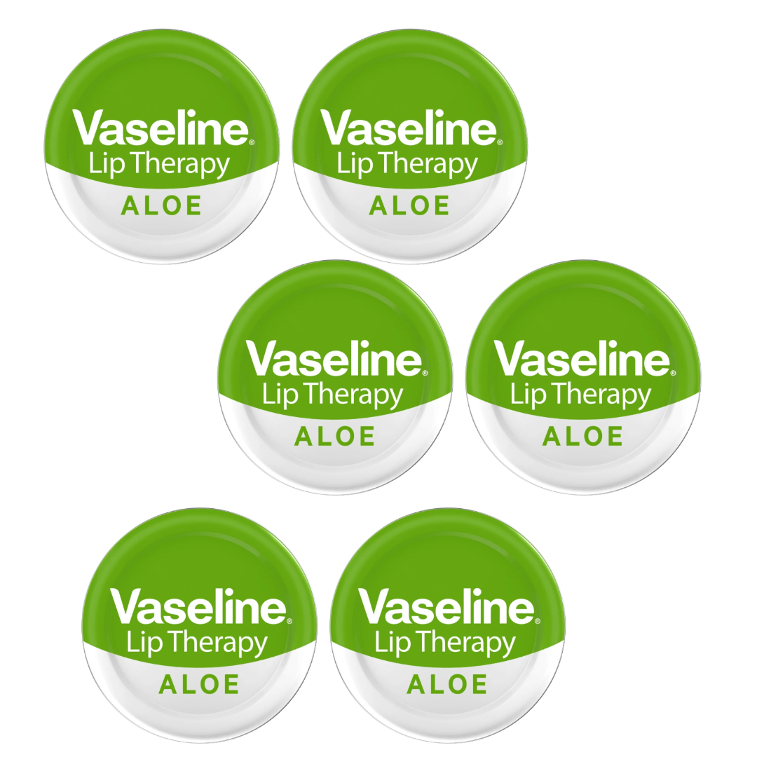 TEMU Vaseline Tin Aloe 20g - Pack Of 6