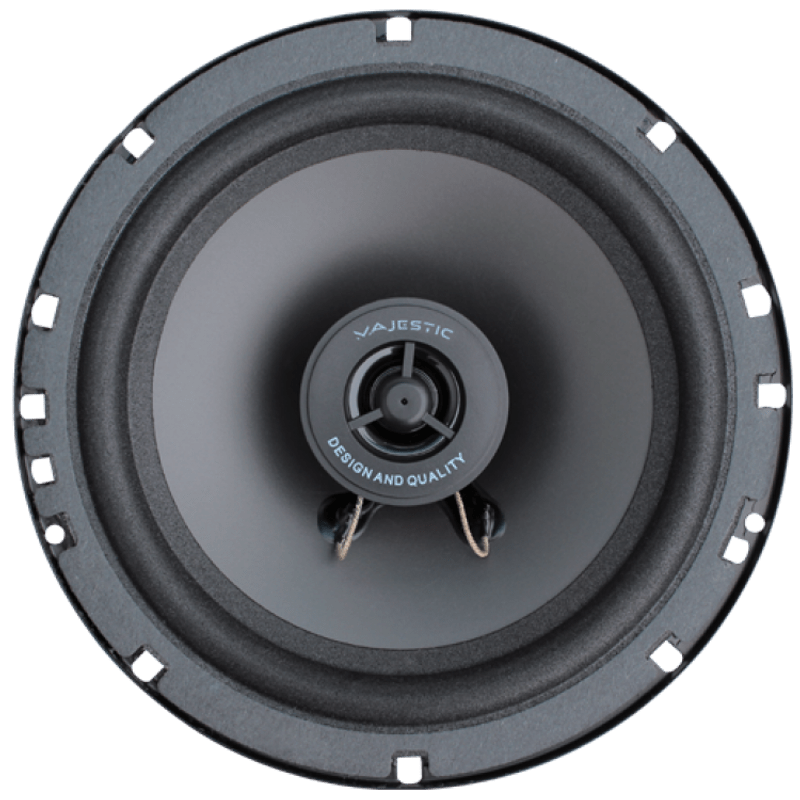 TEMU Majestic AP 210 SC – Paire d'haut-parleurs de voiture 165 mm (6 1/2”), 200 W, 2 voies, emballage en boîte