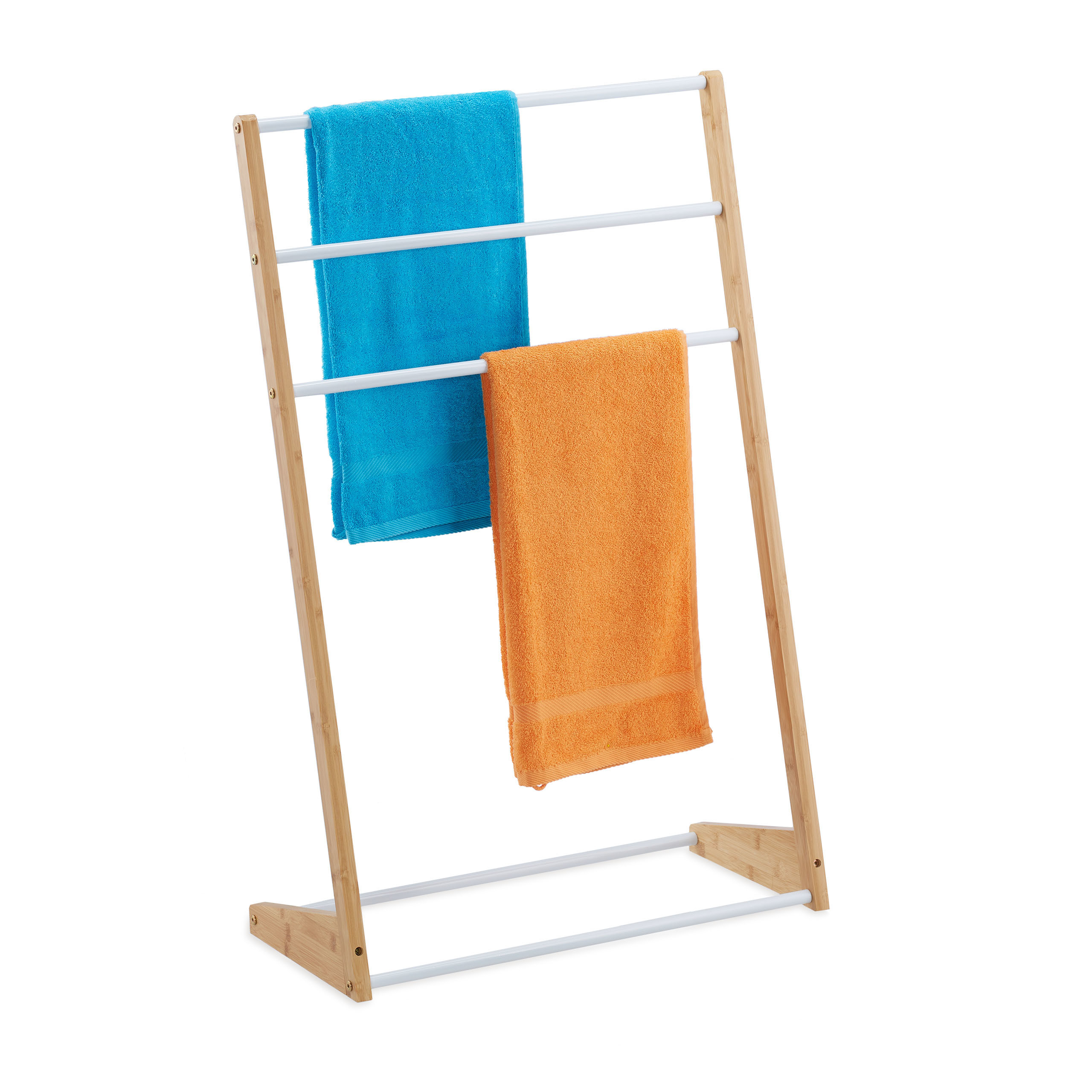 Towel Holder In Natural/ - (w)62 X (h)98 X (d)30 Cm
