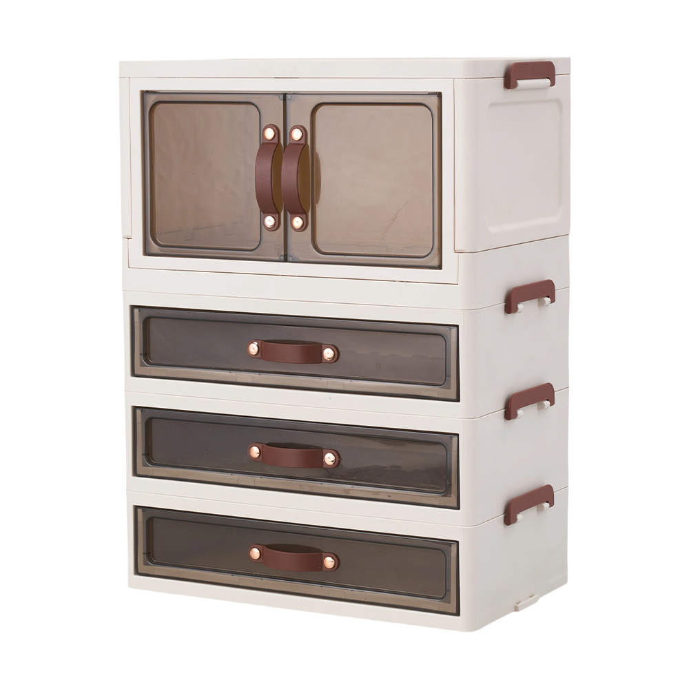 Multi-Drawer Clear Storage Organizer for Home & Office