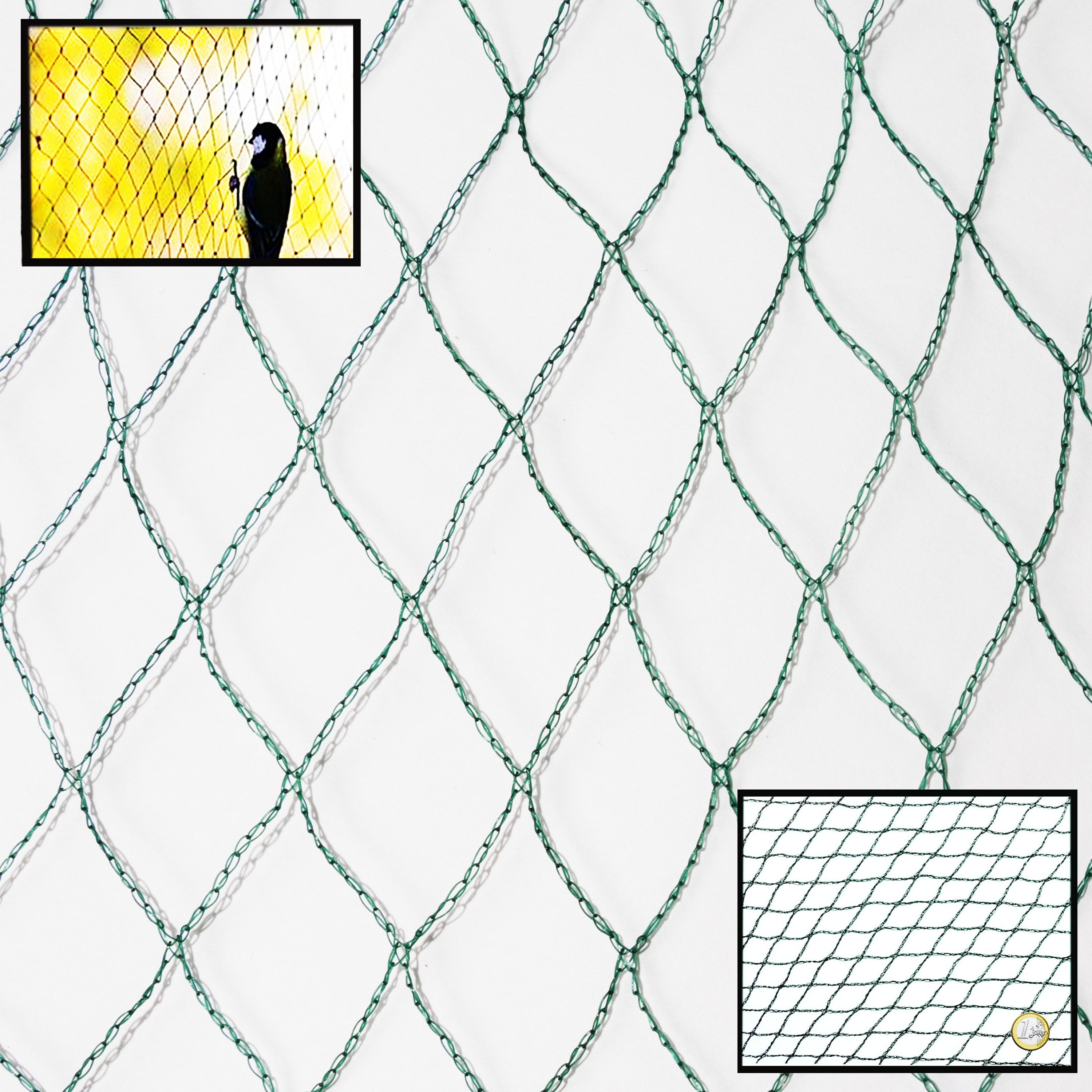 Image of Bird Protection Net 4 X 5 M - Green - Pond Net Tree Net Protection Net For Garden Leaf Net | Safety Net Agriculture