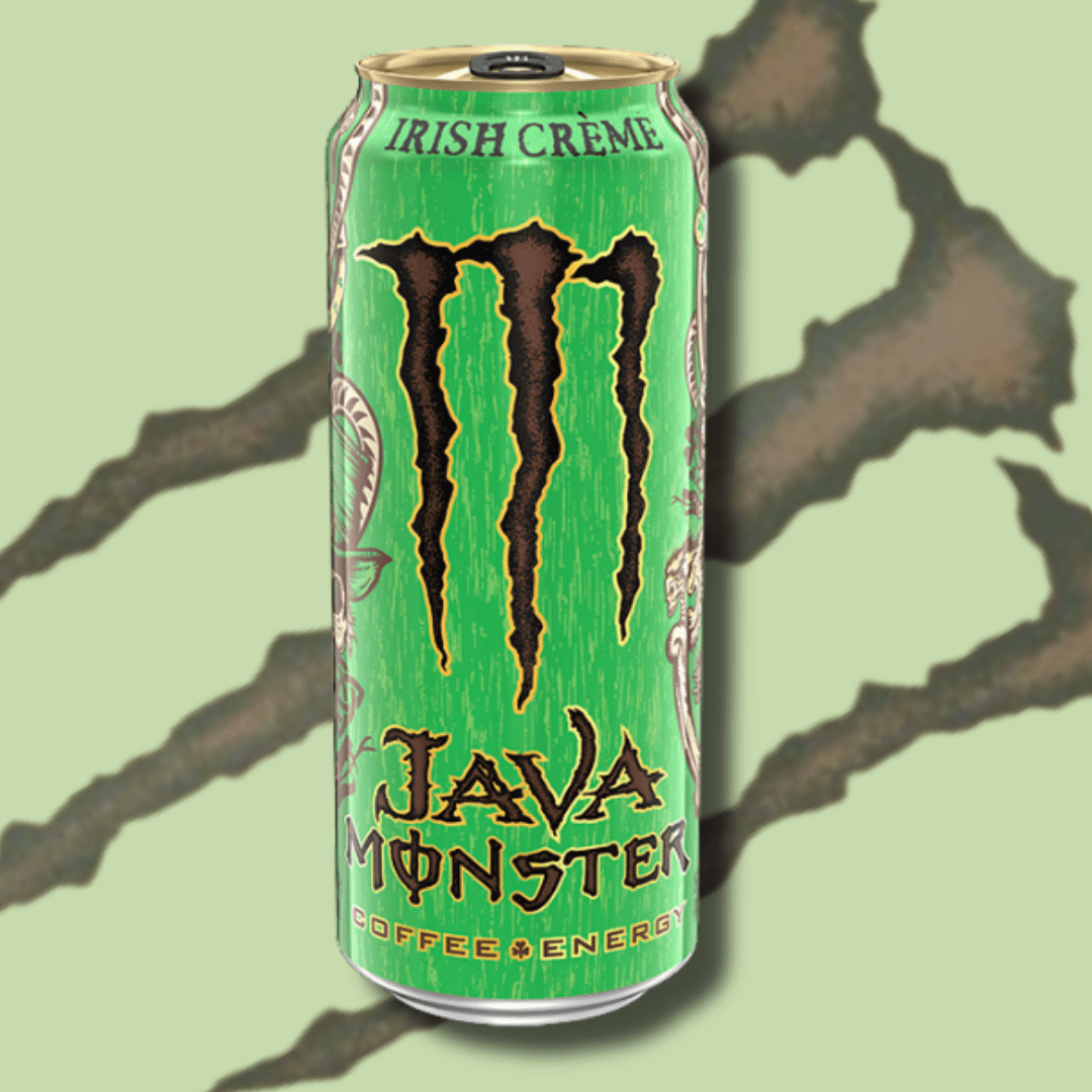 TEMU Monster Energy Java Irish Cream – Energy Drink With Coffee Flavor & Caffeine, 444 Ml Can