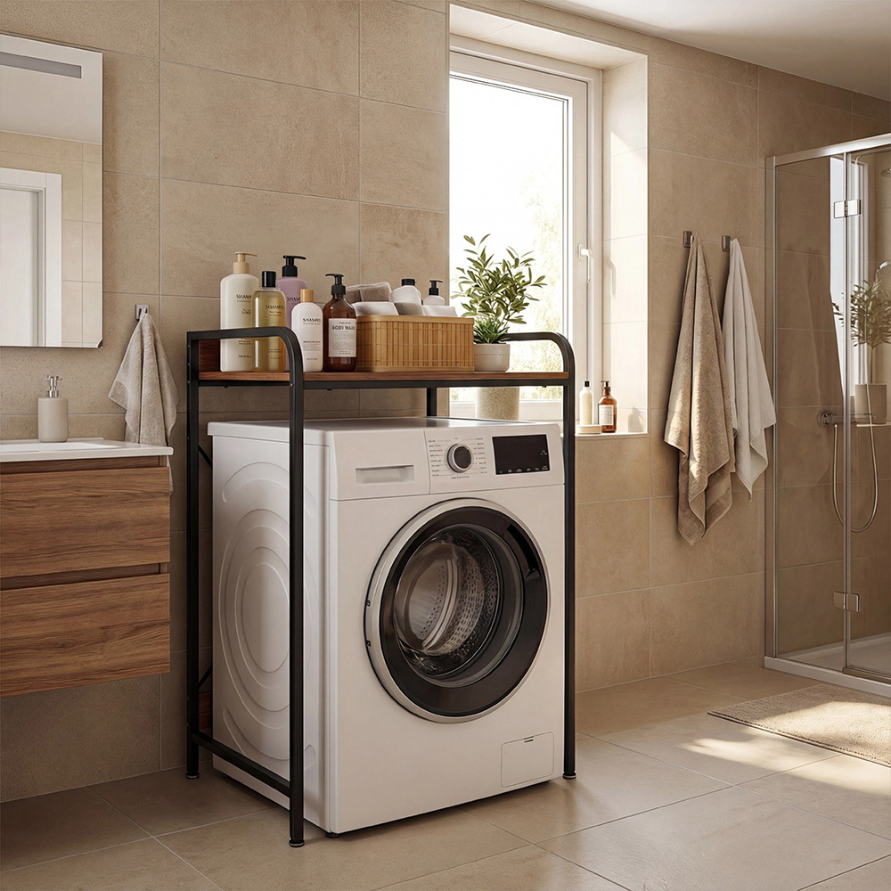 Space Saving Bathroom & Laundry Storage Rack