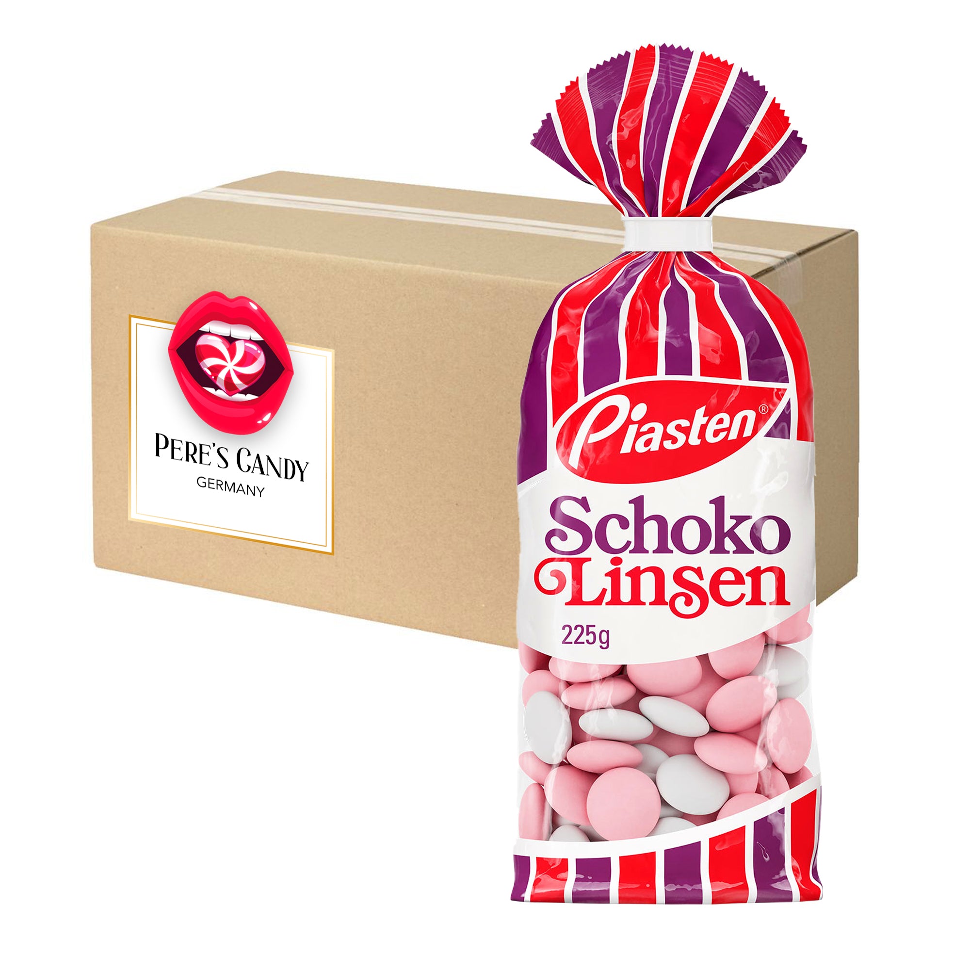 2-pack - Piasten Chocolate Lentils 2x225g