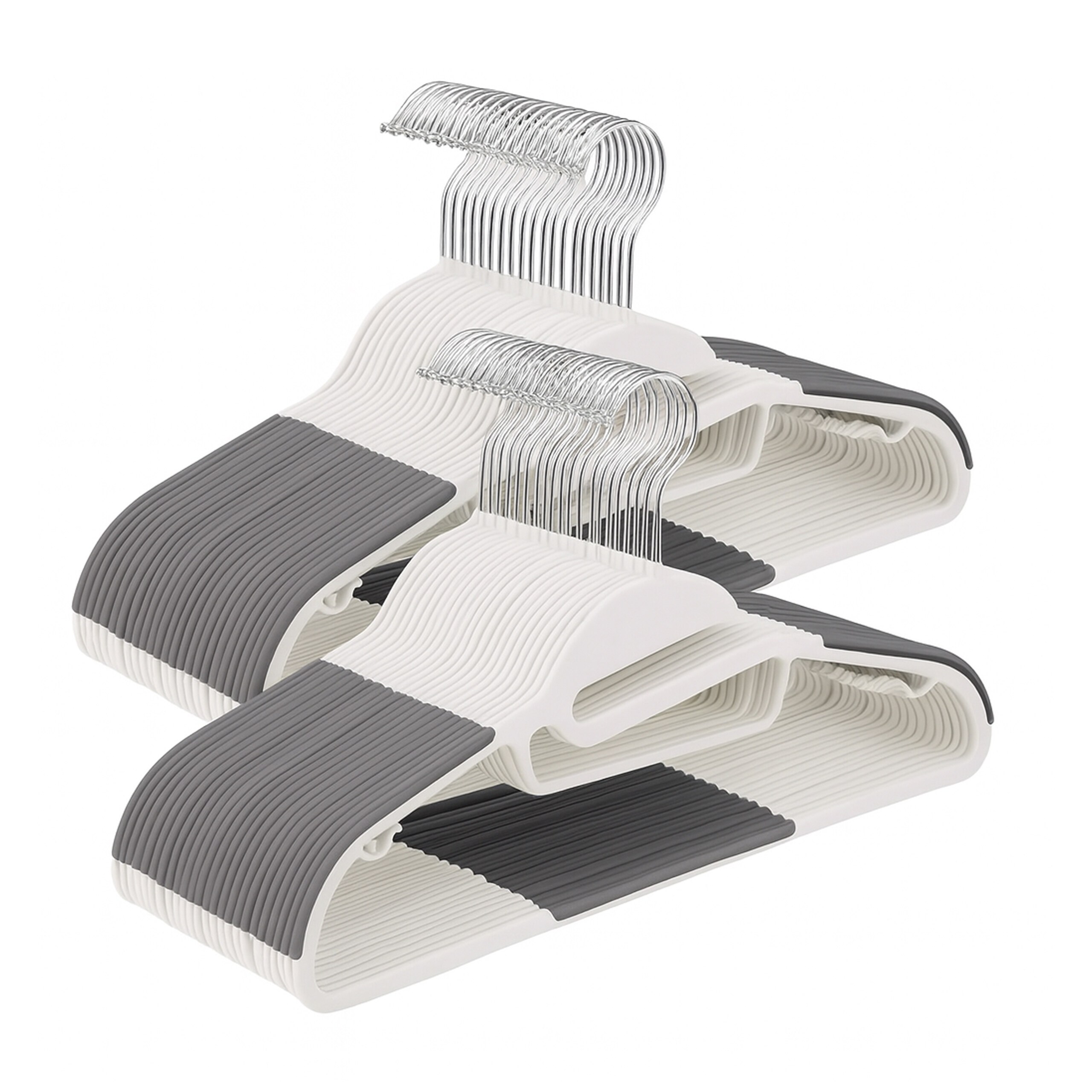 50 White Clothes Hangers