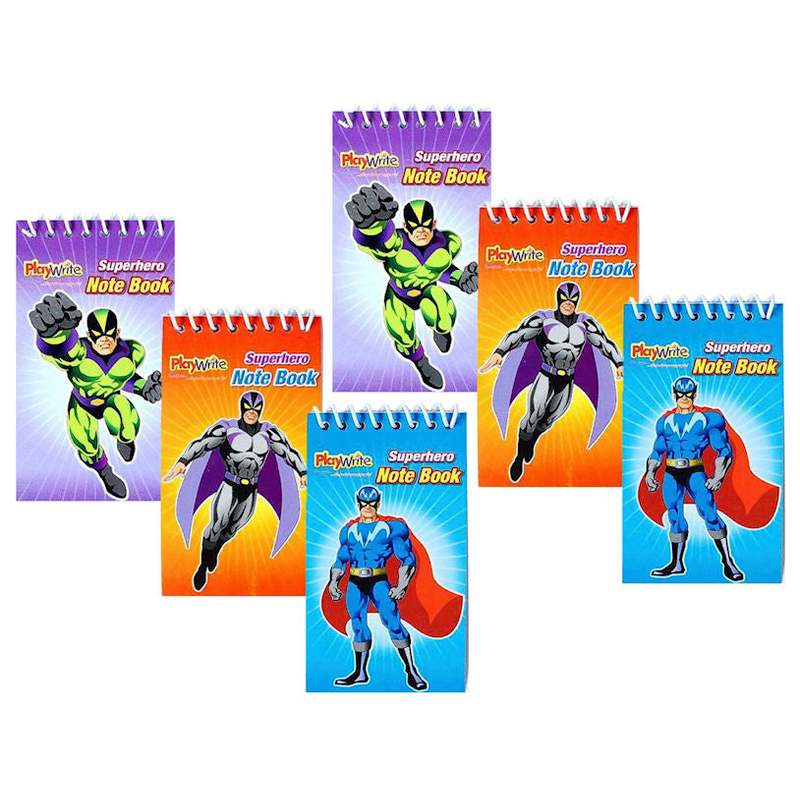 TEMU 6 Hero Spiral Notebooks