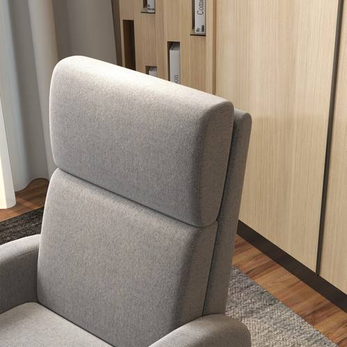 poltrona reclinabile relax per tv con poggiapiedi estraibile, reclinabile a 160°, 64 x 86 x 102 cm,