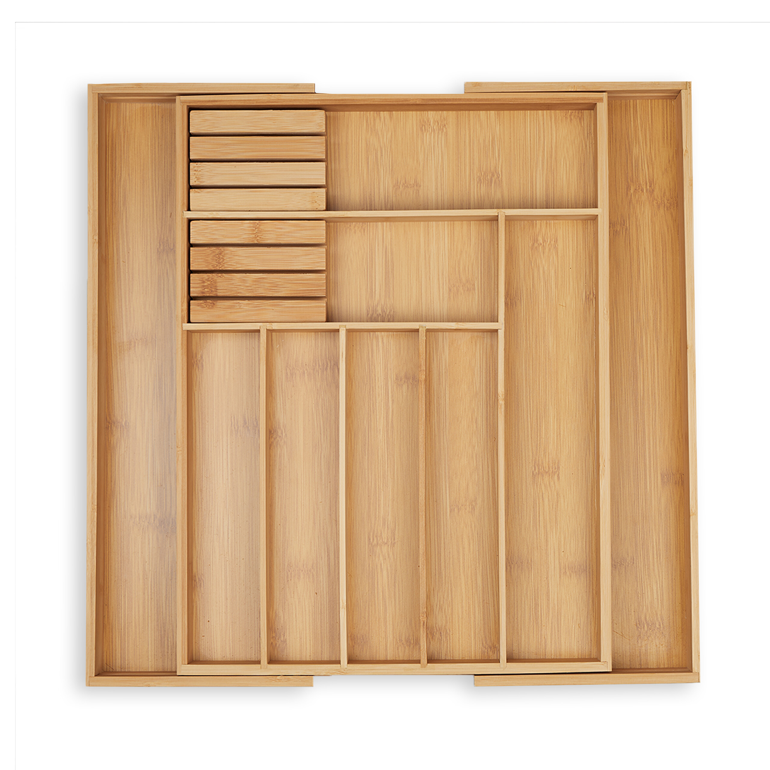 Utensil Box In Natural - (w)45 X (h)5.5 X (d)44.5 Cm