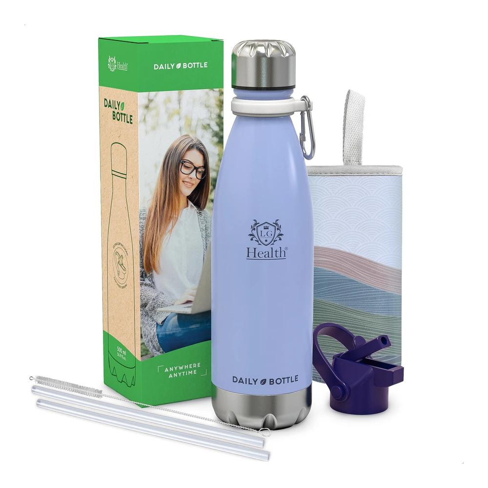 TEMU LG Luxury & Grace Botella de Agua Acero Inoxidable Daily - 500 ml