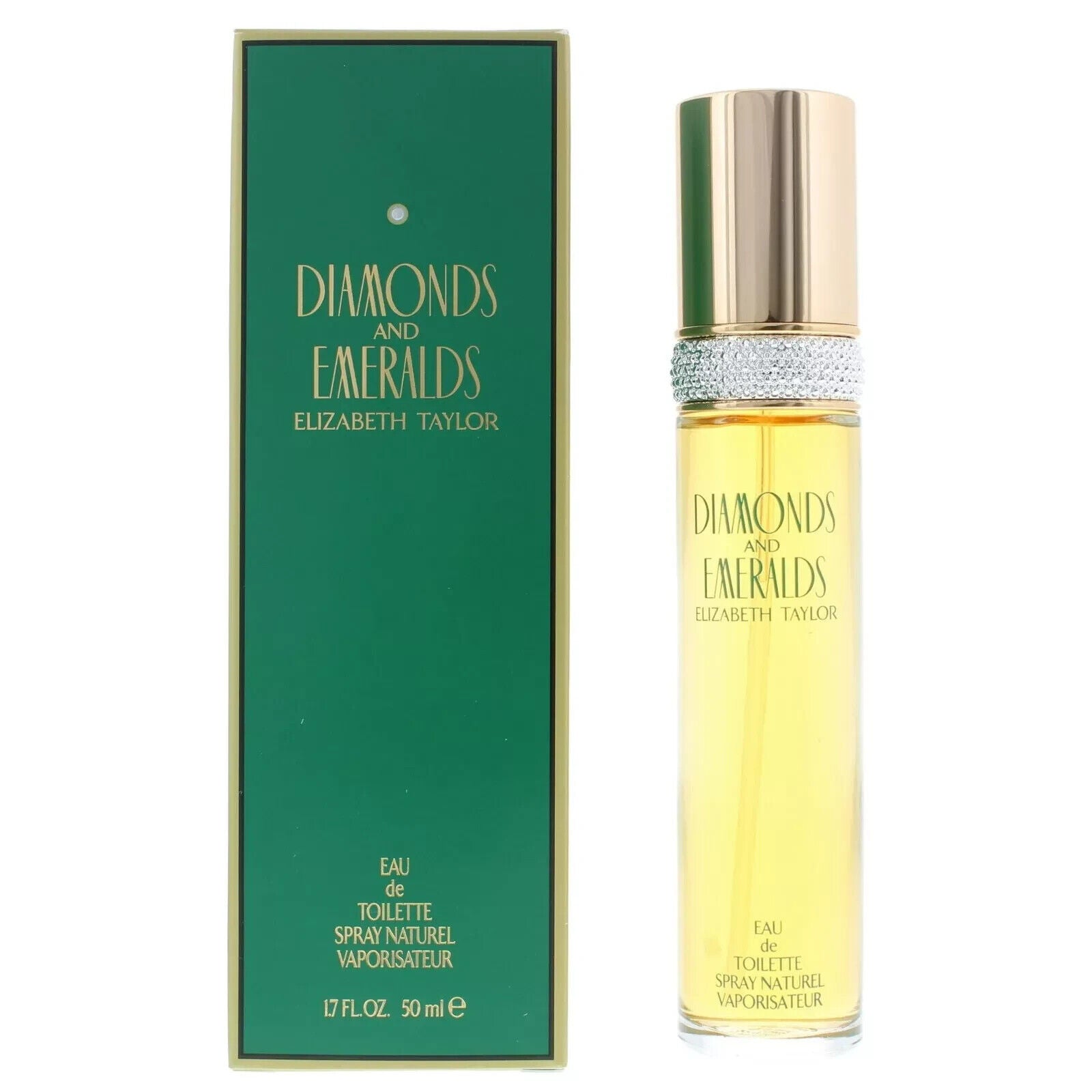 TEMU Elizabeth Taylor Diamonds & Emeralds 50ml Eau De Toilette Edt Spray Her