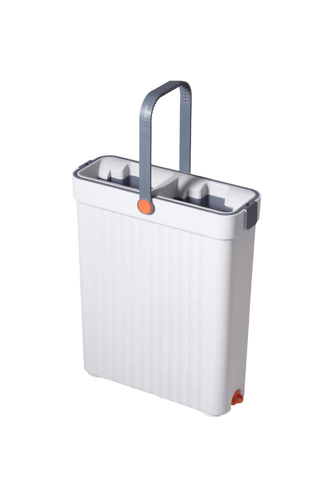 2 in 1 hands   mop bucket set dry wet   with washable mop cloths quick dry for hardwood tile laminate bathroom 2 reusable microfiber pads details 9