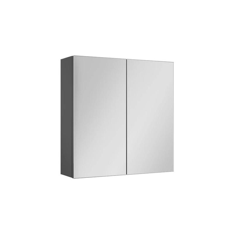 Image of Bathroom Cabinet With Mirror 60 X 60.2 Cm Bathroom Mirror With Shelf Bathroom Mirror Cabinet Spanplatte, 16 Mm Bathroom