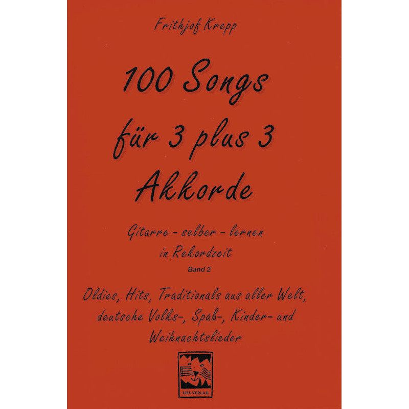 100 Songs: Learn Guitar In Record Time - Krepp, Frithjof - Softcover - Ean 9783928825290