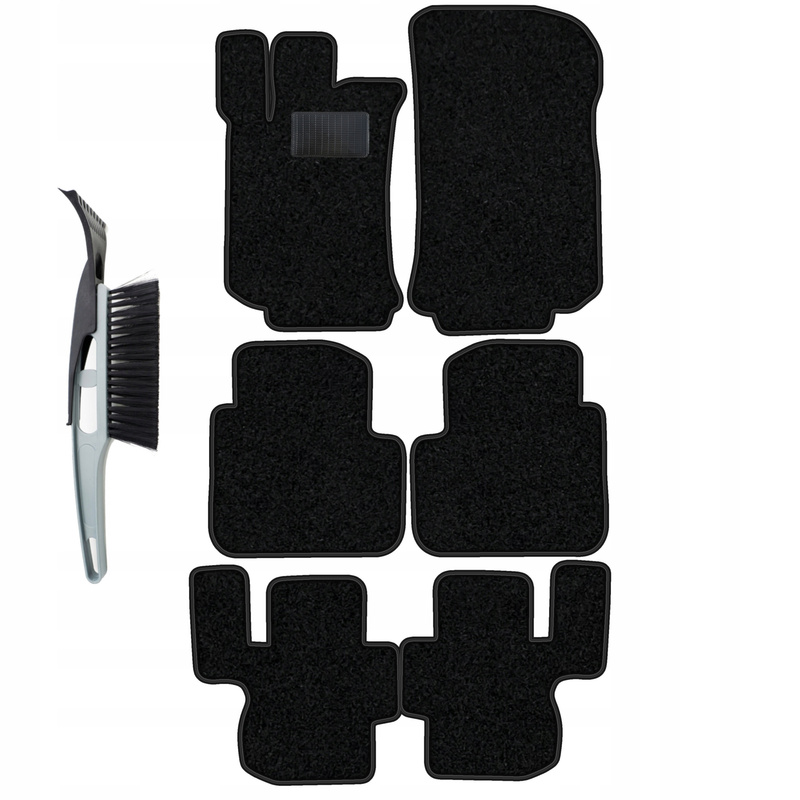Velour Carpet Set Compatible With Mercedes V251 Long 2005-2013, 7-seater