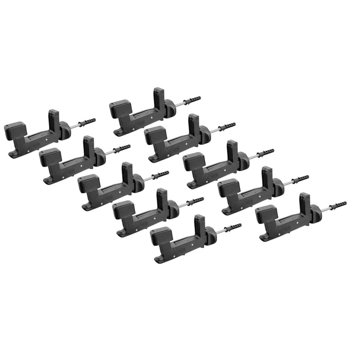 TEMU Kit Of 10pcs Fixed Taxes Adjustable Type Cricket - Automatic Anchoring System For Frames From 40-55 Mm | Locks Shutters And Blinds | Integrated