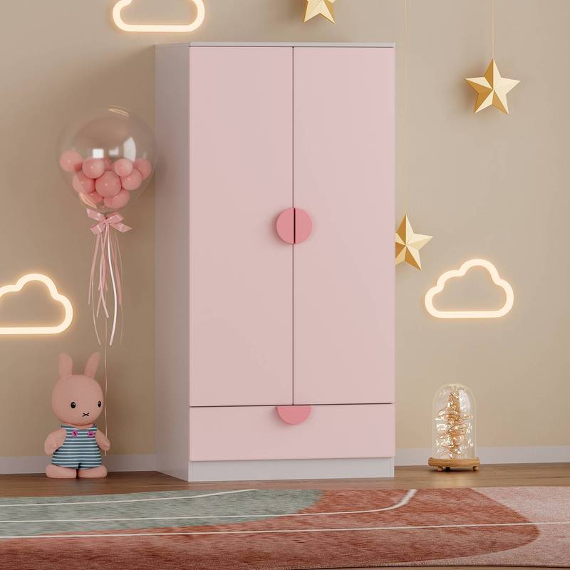 TEMU Armadio per bambini Sandnes con 123 X 60 X 40 Cm