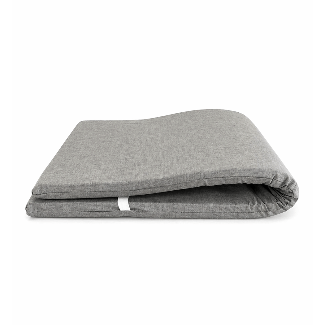 TEMU Colchoneta para Tumbona 180x60x6 cm Impermeable con Espuma, Extraíble y Ajuste con Goma, Cojín para Hamaca o Tumbona Exterior JardínTerraza o