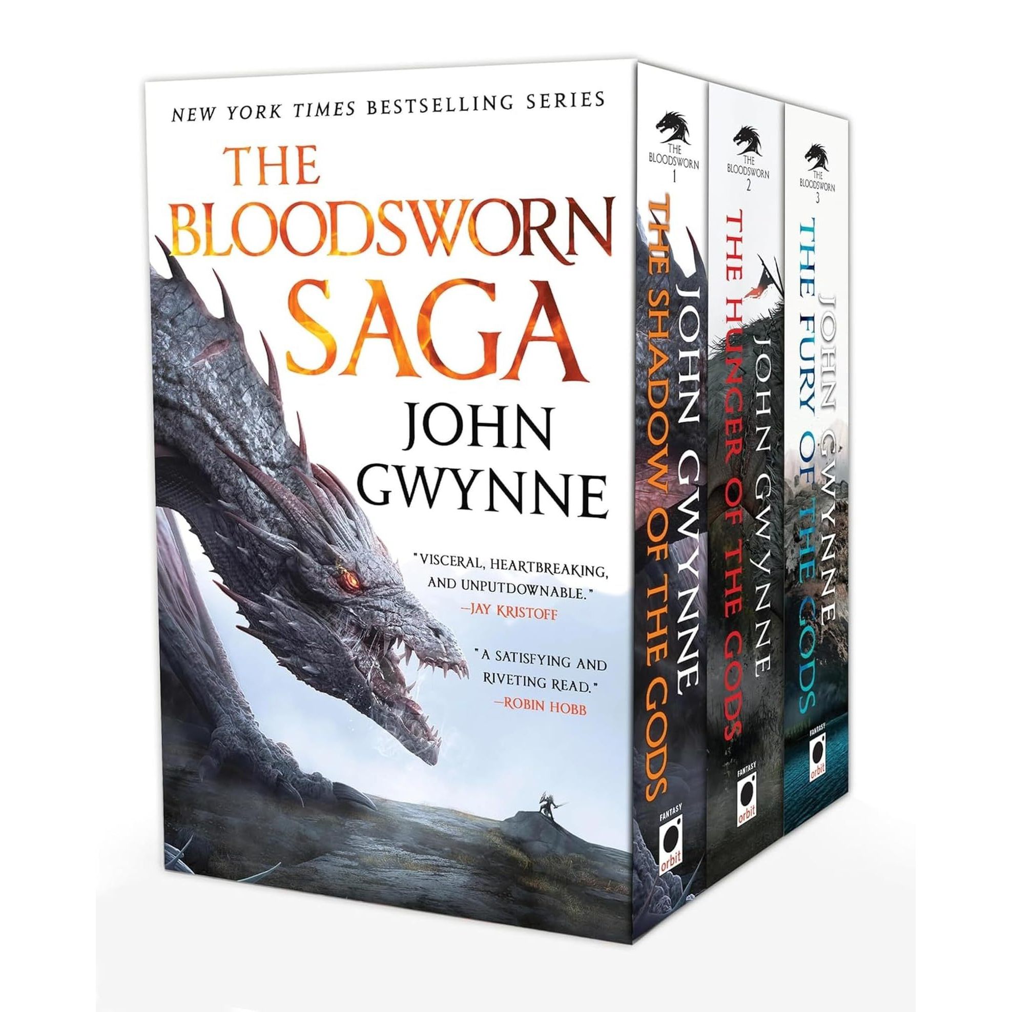 The Bloodsworn Saga 3 Books Collection Box Set(The Shadow of the Gods ,The Hunger of the Gods & The Fury of the Gods)