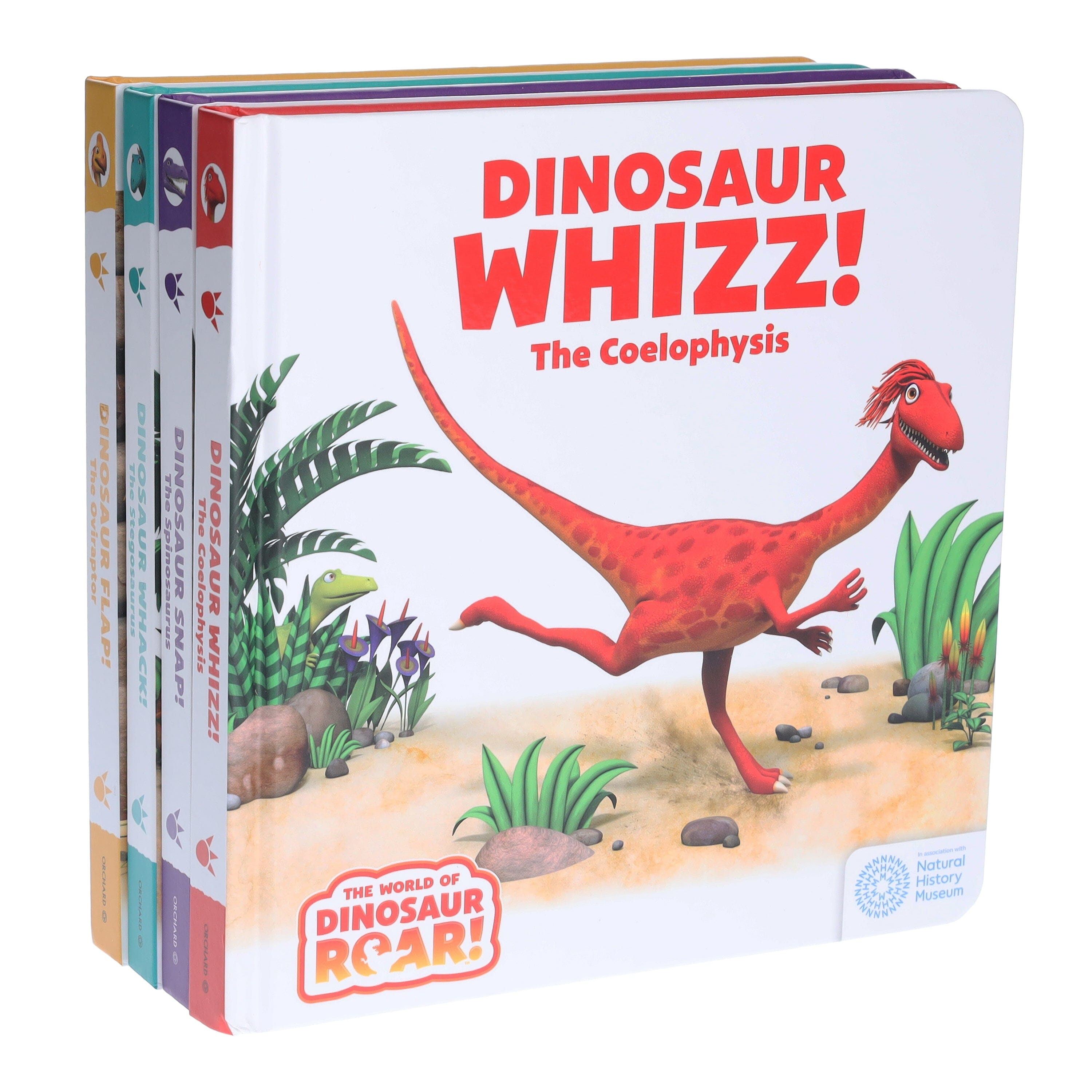 TEMU The World Of Dinosaur Roar! Series By Peter Curtis & Jeanne Willis 4 Books Collection Set - Ages 3+ - Board Book