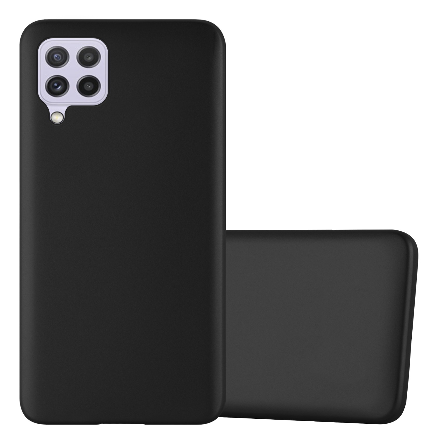 Image of Case Compatible With Galaxy A22 4g / M22 / M32 4g Protective Case Made Of Flexible Tpu Silicone, Matte Metallic Back Case Cover, Mobile Phone Case