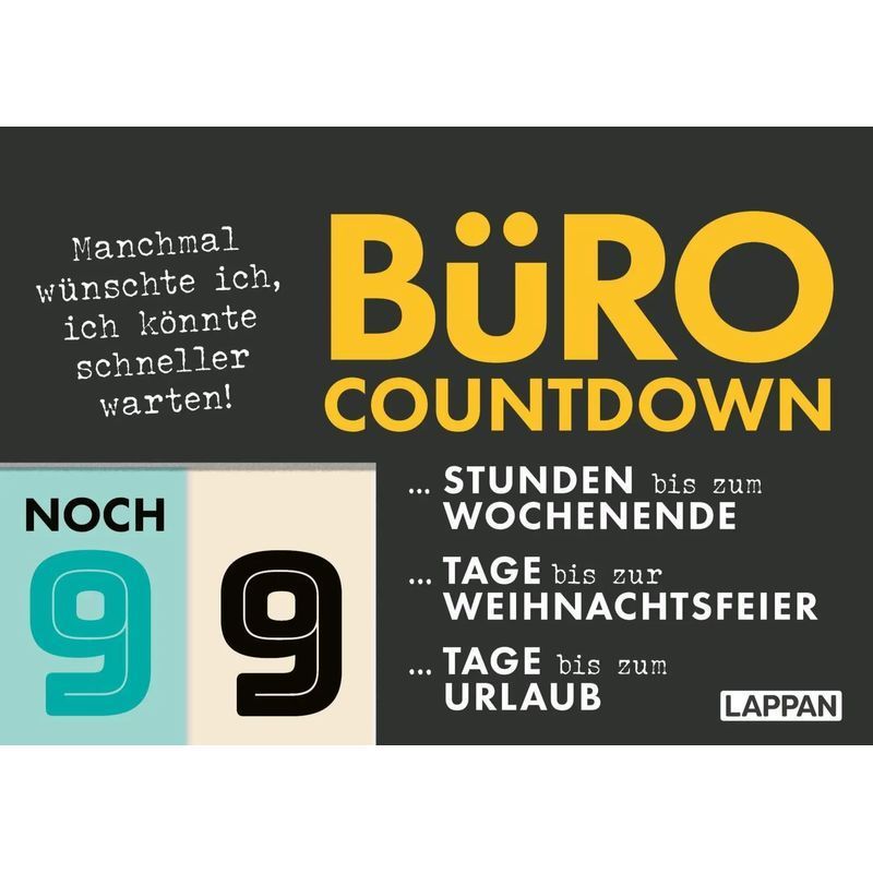 Pocket Book: Countdown Calendar For The Office