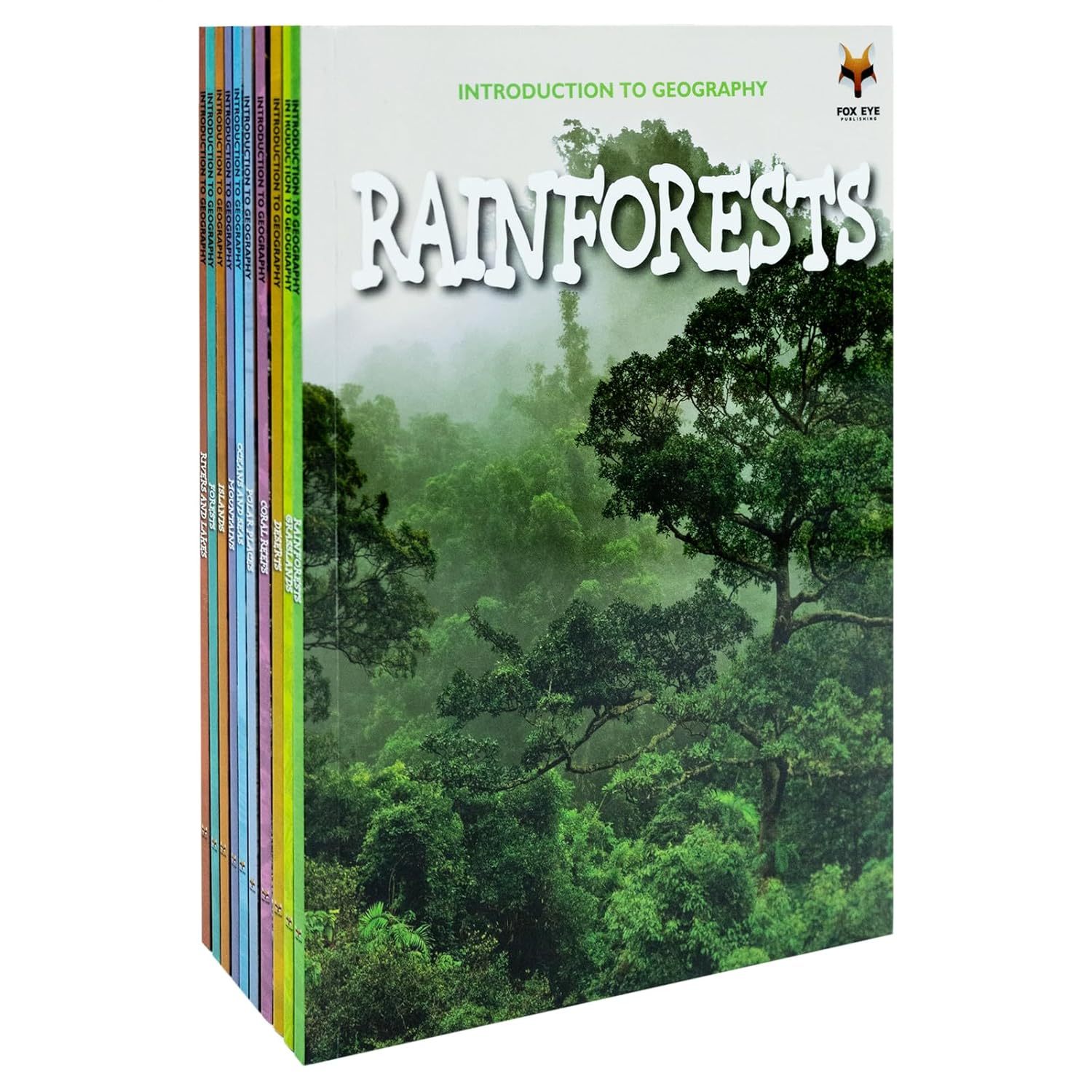 TEMU Introduction To Geography For Beginners 10 Book Collection Set: (coral Reefs, Deserts, Forests, Grasslands, Islands, Mountains, Ocean And Seas,