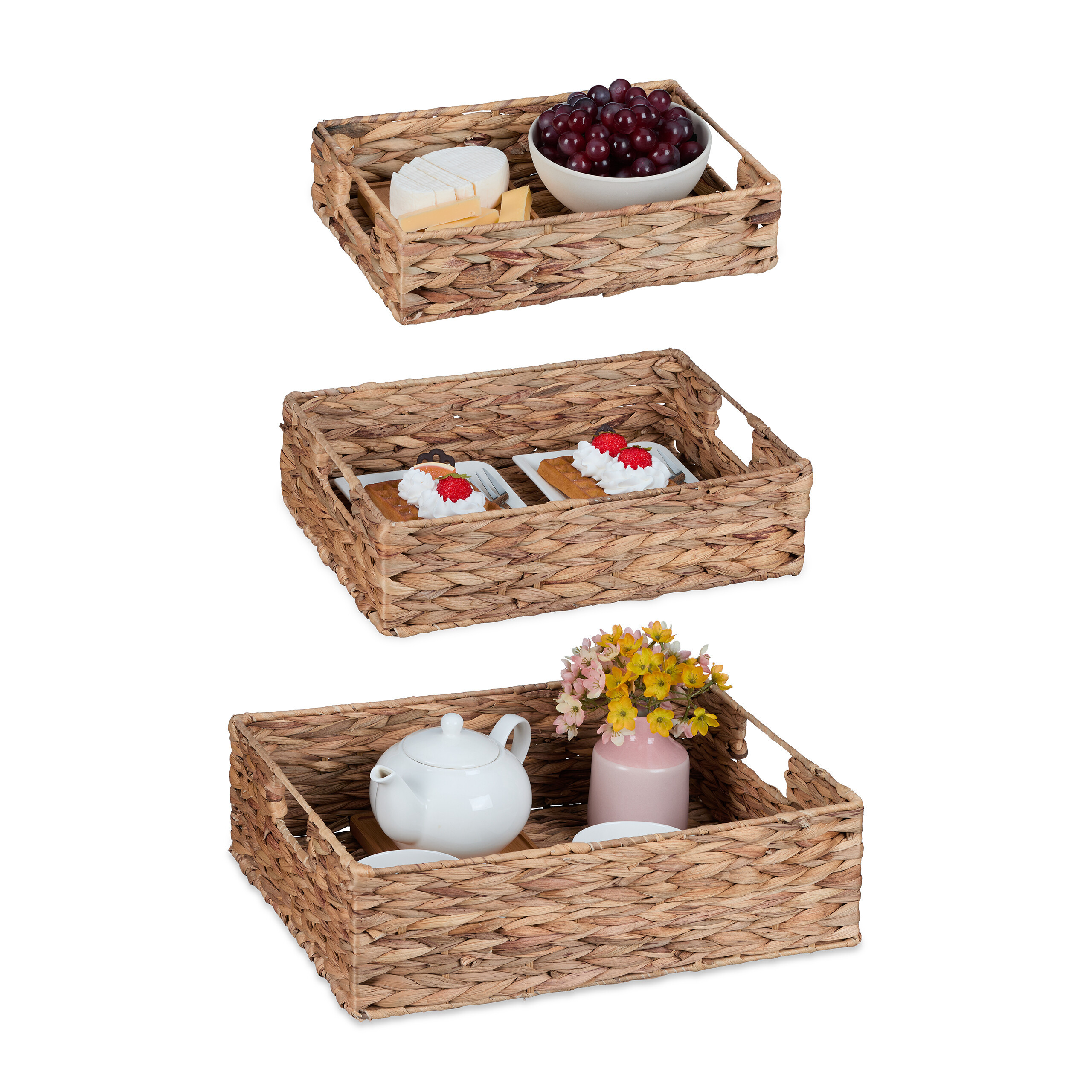 3pcs Tablet Set In Natural