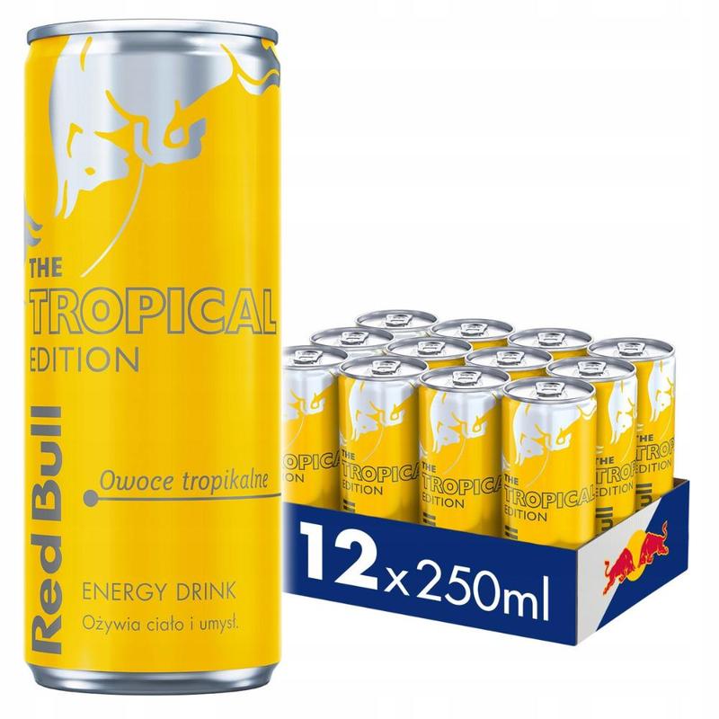 Red Bull Energy Drink Tropical Fruits 250 Ml X 12 Pieces