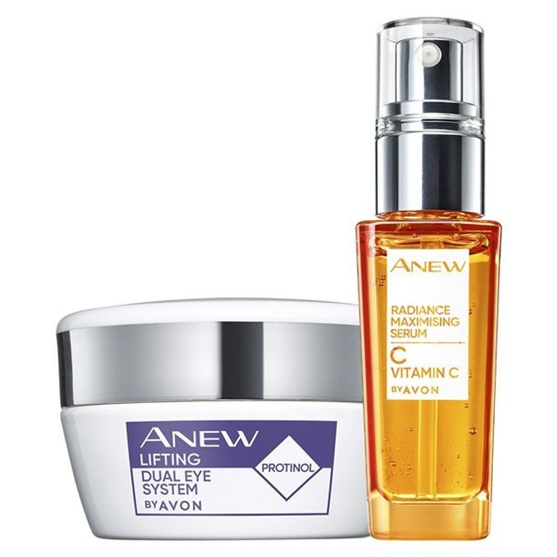 Image of Anew Serum Set With Vit. C + Eye Cream