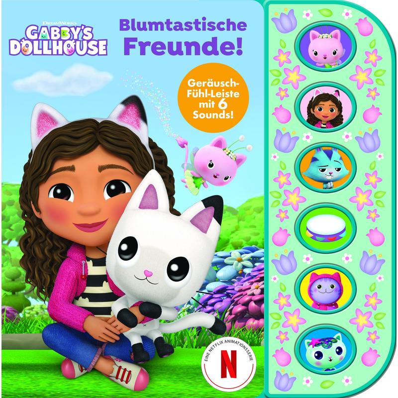 Image of Gabby's Dollhouse - Floral - Sound Book With Tactile Strip And 6 Sounds For Children Ages 3 And Up